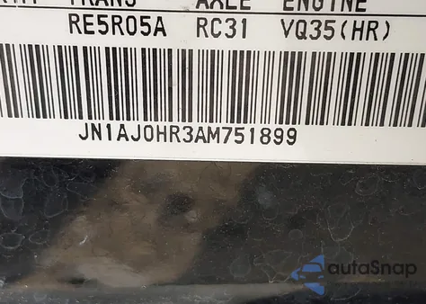 2010 Infiniti Ex35 Journey from USA, damaged, VIN JN1AJ0HR3AM751899